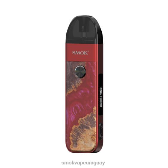 SMOK Pozz equipo profesional madera estabilizadora roja 68L0X124 - SMOK Vape Precio